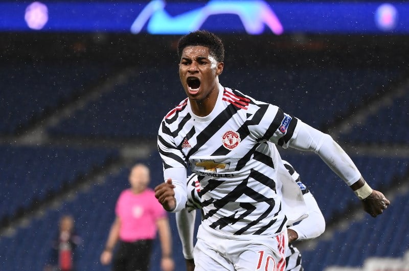 manchester united champions league rashford