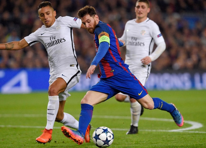 Barcelona PSG uefa messi