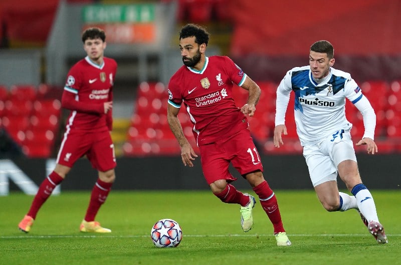 Mohamed Salah uefa anfield