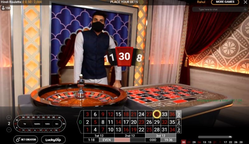Hindi Live Roulette Bet365