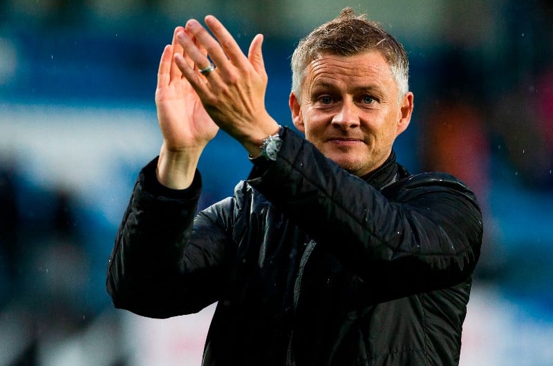 Ole Gunnar Solskjær uefa celebrate