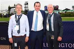 MELBOURNE, AUSTRALIA - FEBRUARY 27: Trainer Archie Alexander after Mosh Music won Race 2, the Roy Higgins Quality, during Melbourne Racing at Flemington Racecourse on February 27, 2021 in Melbourne, Australia. (Photo by Vince Caligiuri/Getty Images)