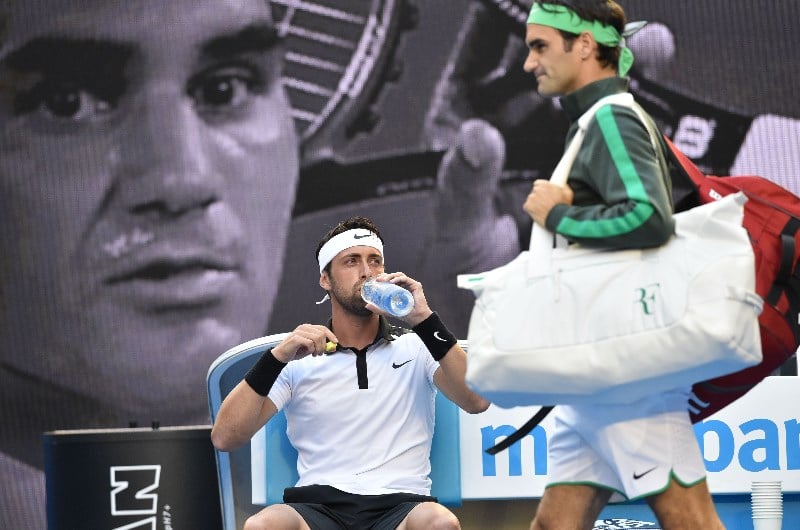 Roger Federer Nikoloz Basilashvili