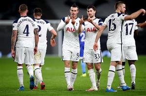 Tottenham celebrate uefa
