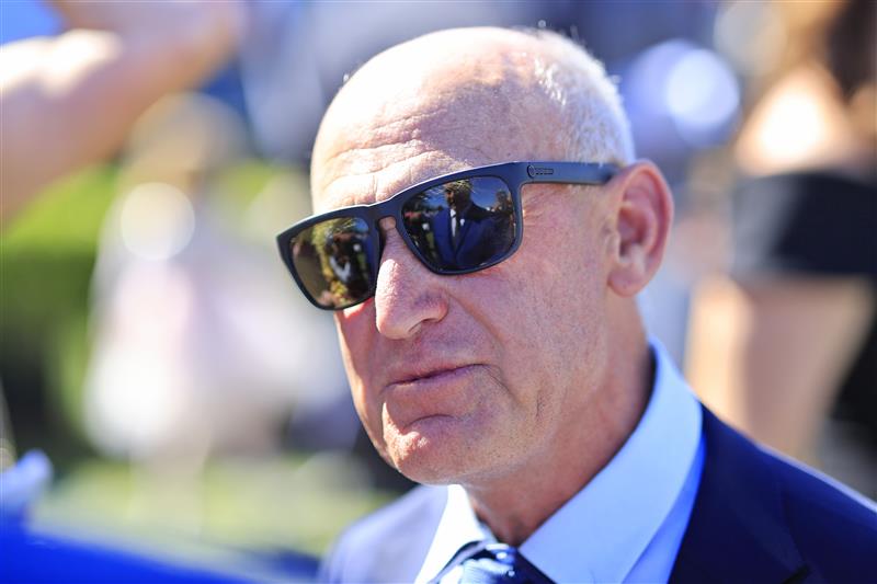 SYDNEY, AUSTRALIA - APRIL 10: Terry Robinson looks on after winning the Country Championships with Art Cadeau during The Championships at Royal Randwick Racecourse on April 10, 2021 in Sydney, Australia. (Photo by Mark Evans/Getty Images)