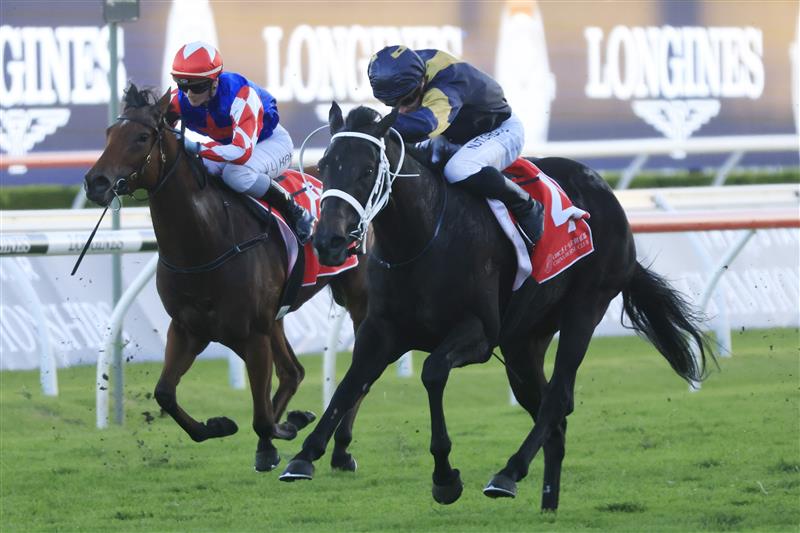 SYDNEY, AUSTRALIA - APRIL 10: James McDonald on Matchmaker wins race 10 the China Horse Club PJ Bell Stakes during The Championships at Royal Randwick Racecourse on April 10, 2021 in Sydney, Australia. (Photo by Mark Evans/Getty Images)