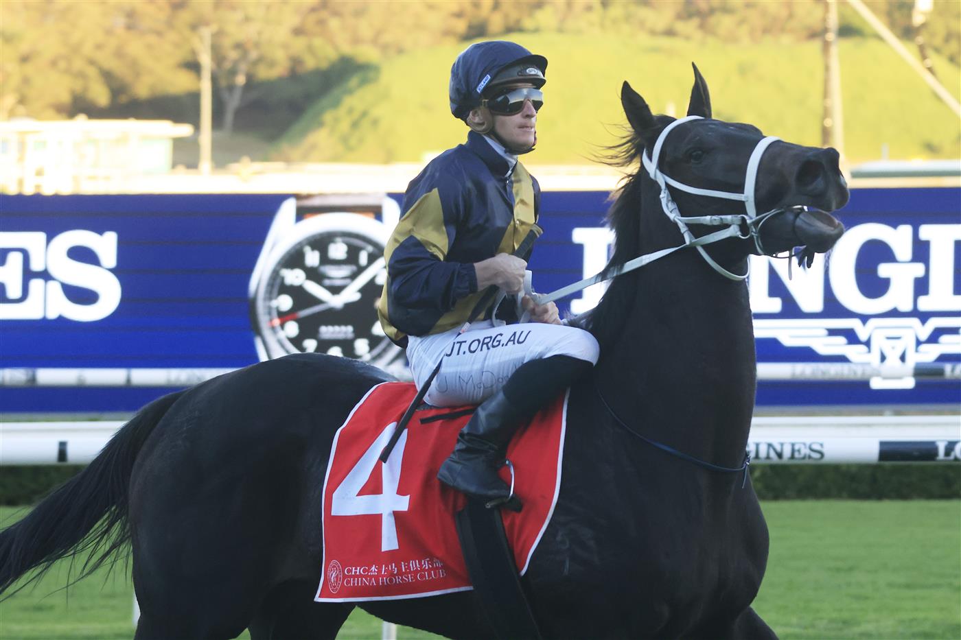 SYDNEY, AUSTRALIA - APRIL 10: James McDonald on Matchmaker returns to scale after winning race 10 the China Horse Club PJ Bell Stakes during The Championships at Royal Randwick Racecourse on April 10, 2021 in Sydney, Australia. (Photo by Mark Evans/Getty Images)