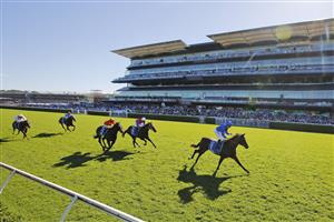 SYDNEY, AUSTRALIA - APRIL 10: James McDonald on Anamoe wins race 6 the Inglis Sires’ during The Championships at Royal Randwick Racecourse on April 10, 2021 in Sydney, Australia. (Photo by Mark Evans/Getty Images)