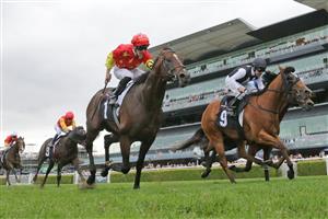 SYDNEY, AUSTRALIA - APRIL 17: James McDonald on Wild Ruler wins race 6 the Arrowfield 3YO Sprint during day two of The Championships at Royal Randwick Racecourse on April 17, 2021 in Sydney, Australia. (Photo b y Mark Evans/Getty Images)