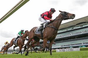 SYDNEY, AUSTRALIA - APRIL 17: Tim Clark on Converge wins race 1 the Agency Real Estate Mile during day two of The Championships at Royal Randwick Racecourse on April 17, 2021 in Sydney, Australia. (Photo by Mark Evans/Getty Images)