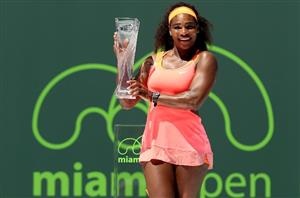Serena Williams miami open trophy
