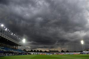 General view taken before the UEFA Champions League semi-final first leg football match between Real Madrid and Chelsea at the Alfredo di Stefano stadium in Valdebebas, on the outskirts of Madrid, on April 27, 2021. (Getty Images)