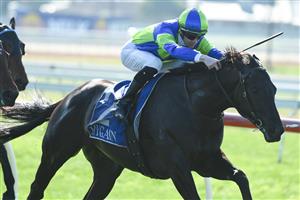 WARRNAMBOOL, AUSTRALIA - MAY 06: Jye McNeil riding Ocular winning Race 3, the The Standard Bm78 Handicap, on Grand Annual Day during the Warrnambool Jumps Carnival at Warrnambool Racing Club on May 06, 2021 in Warrnambool, Australia. (Photo by Vince Caligiuri/Getty Images)