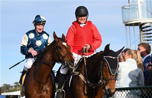 WARRNAMBOOL, AUSTRALIA - MAY 06: Mark Zahra riding Le Don De Vie after winning Race 9, the Sungold Milk Warrnambool Cup, during the Warrnambool Jumps Carnival at Warrnambool Racing Club on May 06, 2021 in Warrnambool, Australia. (Photo by Vince Caligiuri/Getty Images)