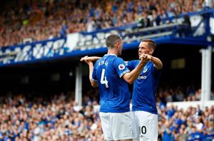 Everton celebrate friendly