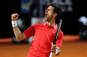 Novak Djokovic celebrate