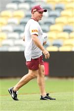 TOWNSVILLE, AUSTRALIA - JUNE 08: Queensland Maroons coach Paul Green looks on during a Queensland Maroons State of Origin training session at Queensland Country Bank Stadium on June 08, 2021 in Townsville, Australia. (Photo by Mark Kolbe/Getty Images)