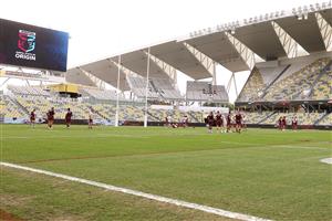 TOWNSVILLE, AUSTRALIA - JUNE 08: A general view is seen during a Queensland Maroons State of Origin training session at Queensland Country Bank Stadium on June 08, 2021 in Townsville, Australia. (Photo by Mark Kolbe/Getty Images)
