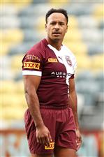 TOWNSVILLE, AUSTRALIA - JUNE 08: Felise Kaufusi watches on during a Queensland Maroons State of Origin training session at Queensland Country Bank Stadium on June 08, 2021 in Townsville, Australia. (Photo by Mark Kolbe/Getty Images)