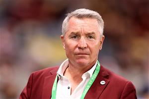 TOWNSVILLE, AUSTRALIA - JUNE 09: Maroons coach Paul Green looks on before game one of the 2021 State of Origin series between the New South Wales Blues and the Queensland Maroons at Queensland Country Bank Stadium on June 09, 2021 in Townsville, Australia. (Photo by Mark Kolbe/Getty Images)