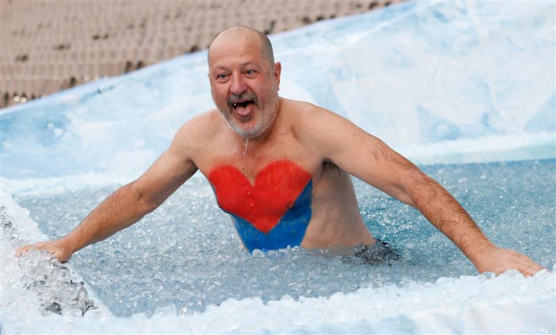 MELBOURNE, AUSTRALIA - JUNE 14: Russell Howcroft, businessman and media personality, is seen during Big Freeze 7 at the Melbourne Cricket Ground on June 14, 2021 in Melbourne, Australia. (Photo by Michael Willson/AFL Photos via Getty Images)