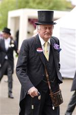 ASCOT, ENGLAND - JUNE 17: Andrew Parker-Bowles arrives on Day Three of the Royal Ascot Meeting at Ascot Racecourse on June 17, 2021 in Ascot, England. A total of twelve thousand racegoers made up of owners and the public are permitted to attend the meeting due to it being an Events Research Programme (ERP) set up by the Government due to the Coronavirus pandemic. (Photo by Alan Crowhurst/Getty Images)
