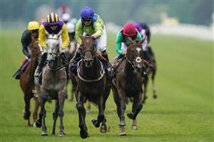 ASCOT, ENGLAND - JUNE 17: Joe Fanning riding Subjectivist (green) win The Gold Cup on Day Three of the Royal Ascot Meeting at Ascot Racecourse on June 17, 2021 in Ascot, England. A total of twelve thousand racegoers made up of owners and the public are permitted to attend the meeting due to it being an Events Research Programme (ERP) set up by the Government due to the Coronavirus pandemic. (Photo by Alan Crowhurst/Getty Images)