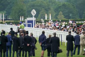 ASCOT, ENGLAND - JUNE 17: Joe Fanning riding Subjectivist after winning The Gold Cup on Day Three of the Royal Ascot Meeting at Ascot Racecourse on June 17, 2021 in Ascot, England. A total of twelve thousand racegoers made up of owners and the public are permitted to attend the meeting due to it being an Events Research Programme (ERP) set up by the Government due to the Coronavirus pandemic. (Photo by Alan Crowhurst/Getty Images)