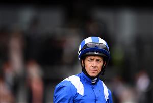 ASCOT, ENGLAND - JUNE 17: Jockey Jim Crowley looks on on Day Three of the Royal Ascot Meeting at Ascot Racecourse on June 17, 2021 in Ascot, England. A total of twelve thousand racegoers made up of Owners and the Public are permitted to attend the meeting due to it being an Events Research Programme (ERP) set up by the government due to the Coronavirus Pandemic. (Photo by Harry Trump/Getty Images)