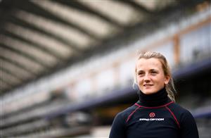 ASCOT, ENGLAND - JUNE 17: Jockey Hollie Doyle poses for a photo on Day Three of the Royal Ascot Meeting at Ascot Racecourse on June 17, 2021 in Ascot, England. A total of twelve thousand racegoers made up of Owners and the Public are permitted to attend the meeting due to it being an Events Research Programme (ERP) set up by the government due to the Coronavirus Pandemic. (Photo by Harry Trump/Getty Images)