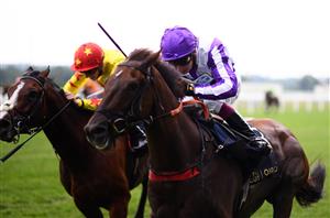 ASCOT, ENGLAND - JUNE 17: Oisin Murphy on board Perotto on their way to winning the Britannia Stakes on Day Three of the Royal Ascot Meeting at Ascot Racecourse on June 17, 2021 in Ascot, England. A total of twelve thousand racegoers made up of Owners and the Public are permitted to attend the meeting due to it being an Events Research Programme (ERP) set up by the government due to the Coronavirus Pandemic. (Photo by Harry Trump/Getty Images)