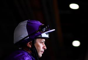 ASCOT, ENGLAND - JUNE 17: Jockey Silvestre De Sousa looks on on Day Three of the Royal Ascot Meeting at Ascot Racecourse on June 17, 2021 in Ascot, England. A total of twelve thousand racegoers made up of Owners and the Public are permitted to attend the meeting due to it being an Events Research Programme (ERP) set up by the government due to the Coronavirus Pandemic. (Photo by Harry Trump/Getty Images)