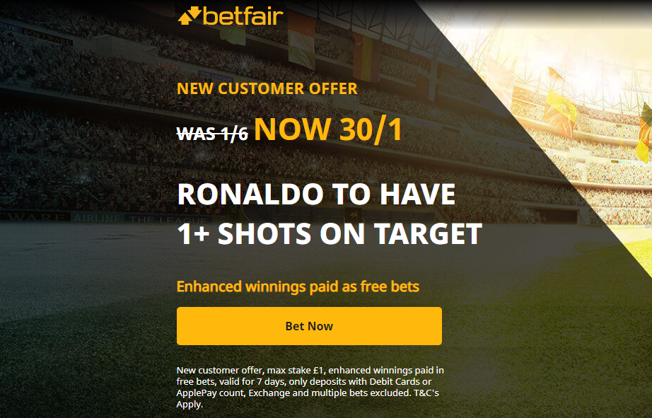 betfair é do ronaldo