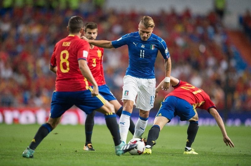 Italy Spain september 2017 fifa immobile