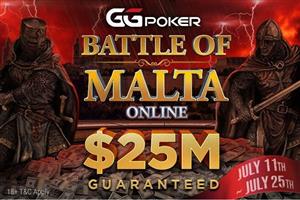 GGPoker $25M GTD Battle of Malta Online Festival Mga Petsa at Iskedyul