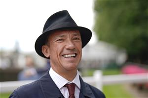 NEWMARKET, ENGLAND - JULY 08: Frankie Dettori prior to racing at Newmarket Racecourse on July 08, 2021 in Newmarket, England. Due to the Coronavirus pandemic, only owners along with a limited number of the paying public will be allowed to attend the meeting. (Photo by Alan Crowhurst/Getty Images)