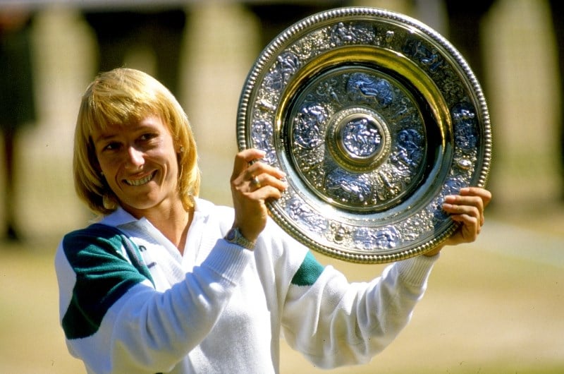 Wimbledon Women's Singles Champions - Martina Navratilova won 9 titles