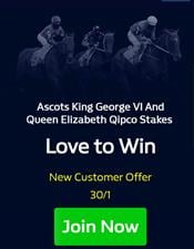 Love Price Boost - Get 30/1 on the King George favourite with William Hill