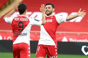 Monaco celebrate ligue 1 yedder volland