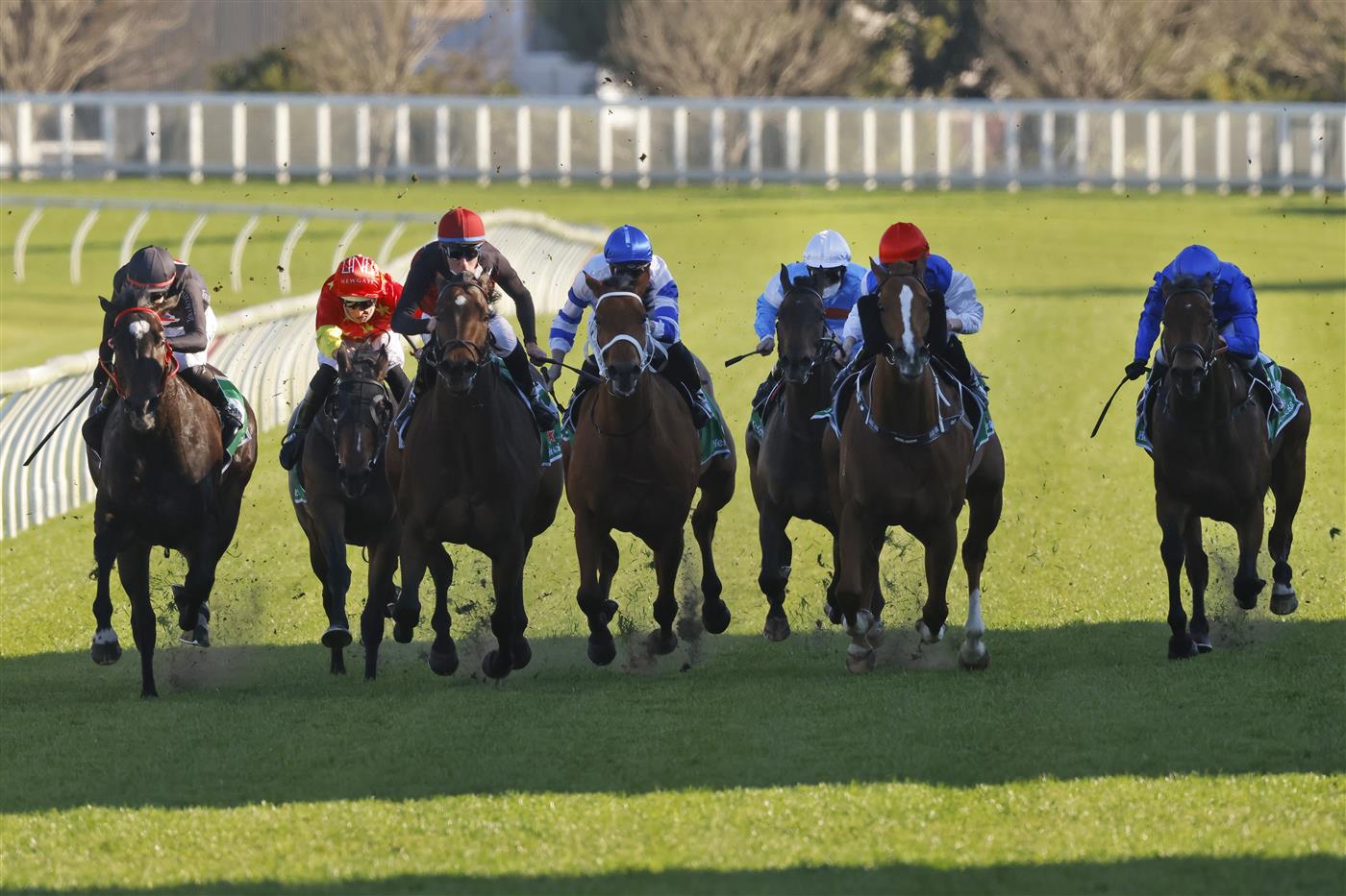 SYDNEY, AUSTRALIA - AUGUST 07: Tommy Berry on Phobetor wins race 7 the Heineken Missile Stakes Sydney Racing at Royal Randwick Racecourse on August 07, 2021 in Sydney, Australia. (Photo by Mark Evans/Getty Images)