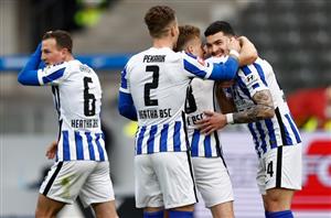 Hertha Berlin olympiastadion celebrate