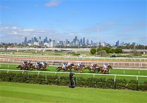 MELBOURNE, AUSTRALIA - SEPTEMBER 22: Matthew Cartwright riding Ruby Street winning Race 4, the Resimax Trophy, during Melbourne Racing at Flemington Racecourse on September 22, 2021 in Melbourne, Australia. Race meetings are still held with no crowds in attendance due to Covid restrictions. (Photo by Vince Caligiuri/Getty Images)