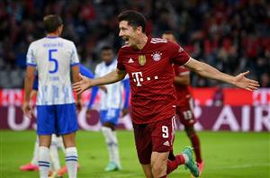 Bayern Munich lewandowski celebrate