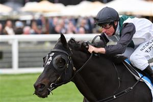 MELBOURNE, AUSTRALIA - APRIL 17: William Pike riding So Si Bon winning Race 4, the Irt Vobis Gold Mile, during Melbourne Racing at Caulfield Racecourse on April 17, 2021 in Melbourne, Australia. (Photo by Vince Caligiuri/Getty Images)