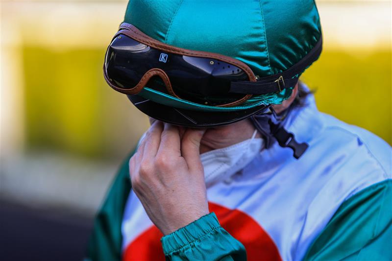 SYDNEY, AUSTRALIA - OCTOBER 09: Robbie Dolan sheds a tear after winning race 8 the Moet & Chandon Spring Champion Stakes on Profondo during Sydney Racing at Royal Randwick Racecourse on October 09, 2021 in Sydney, Australia. (Photo by Mark Evans/Getty Images)