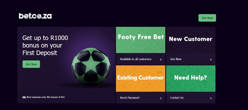 bet.co.za promo code MAXBONUSZA