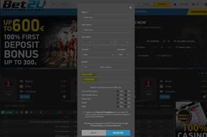 bet2U promo code NEWBONUS
