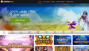 Casino.com promo code NEWBONUS