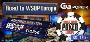 GGPoker Launches Road To WSOP Europe From October 17