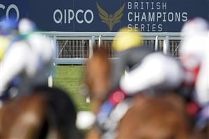 ASCOT, ENGLAND - OCTOBER 16: A general view of the runners in The Qipco British Champions Long Distance Cup during the Qipco British Champions Day at Ascot Racecourse on October 16, 2021 in Ascot, England. (Photo by Alan Crowhurst/Getty Images)